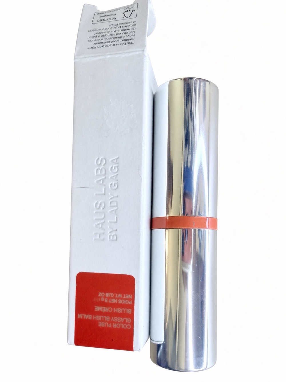 Haus Labs By Lady Gaga Color Fuse Glassy Blush Balm~ Glassy Tangelo